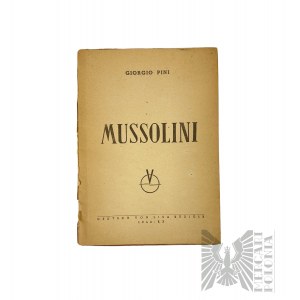 2WW Deutsches Buch Mussolini, Giorgio Pini