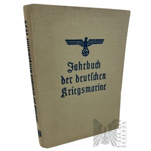 2WŚ - Niemiecka książka Marynarki Jahrbuch der deutschen Kriegsmarine, OKK, 1939