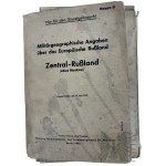2WŚ Niemieckie Książki Militargeograpische Angaben uber das Europaische Russland