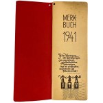 2WW Německý kalendář NSDAP Merkbuch 1941. - Wöllstein Wolsztyn, Pienne