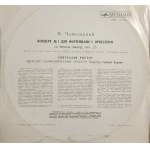 Pjotr Tschaikowsky, Klavierkonzert b-Moll Nr. 1, op. 23, gespielt von Sviatoslav Richter, unter der Leitung von Herbert von Krajan, Vinyl