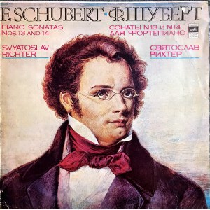 Franz Schubert, Sonatas for Piano Nos. 13 and 14, performed by Sviatoslav Richter, vinyl