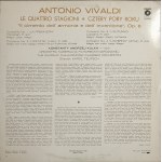 Antonio Vivaldi, Vier Jahreszeiten, aufgeführt von Konstanty Andrzej Kulka, unter der Leitung von Karol Teutsch, Vinyl