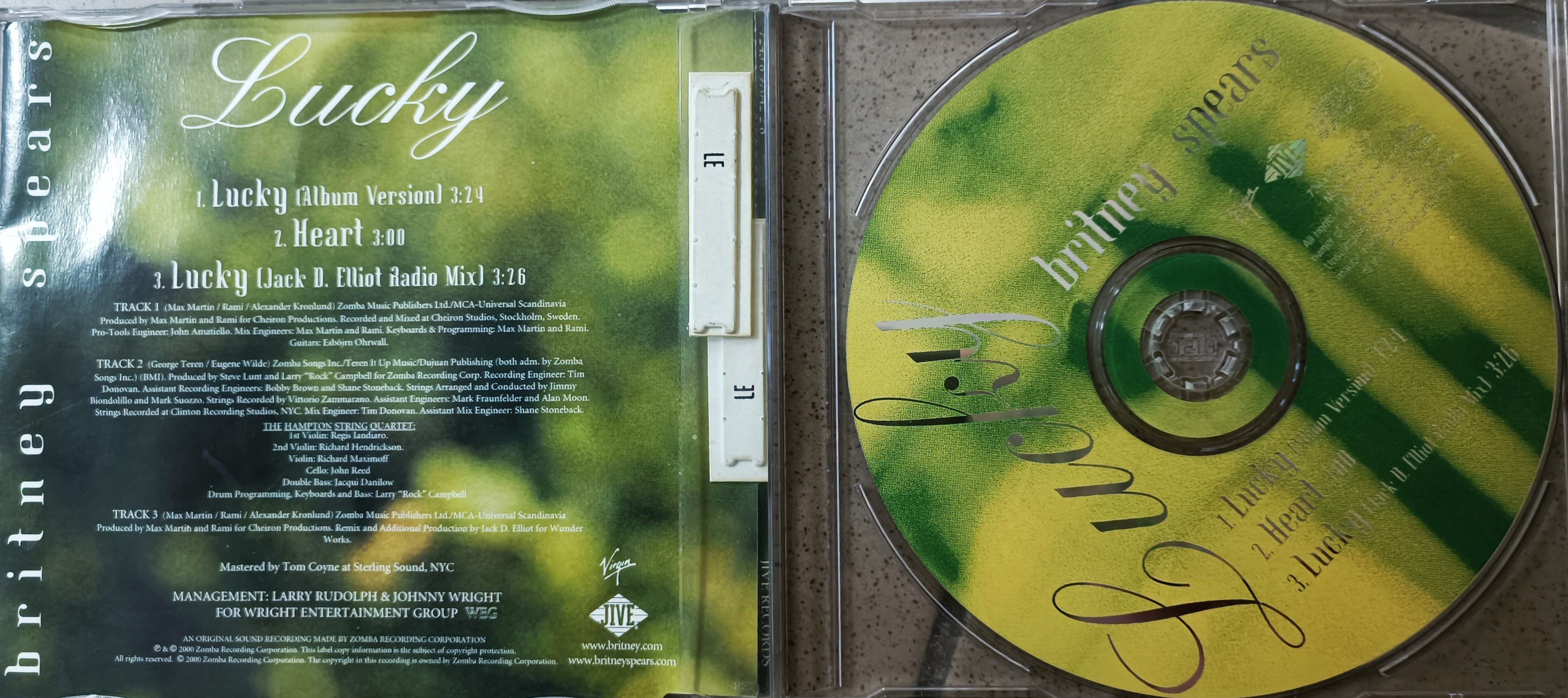 Britney Spears, Lucky, płyta CD - Aukcja internetowa / Licytacja