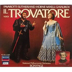 Giuseppe Verdi, Il trovatore (Trubadur) / Wyk. Pavarotti, Sutherland, Horne, Wixell, Ghiaurov / Decca (2 CD)