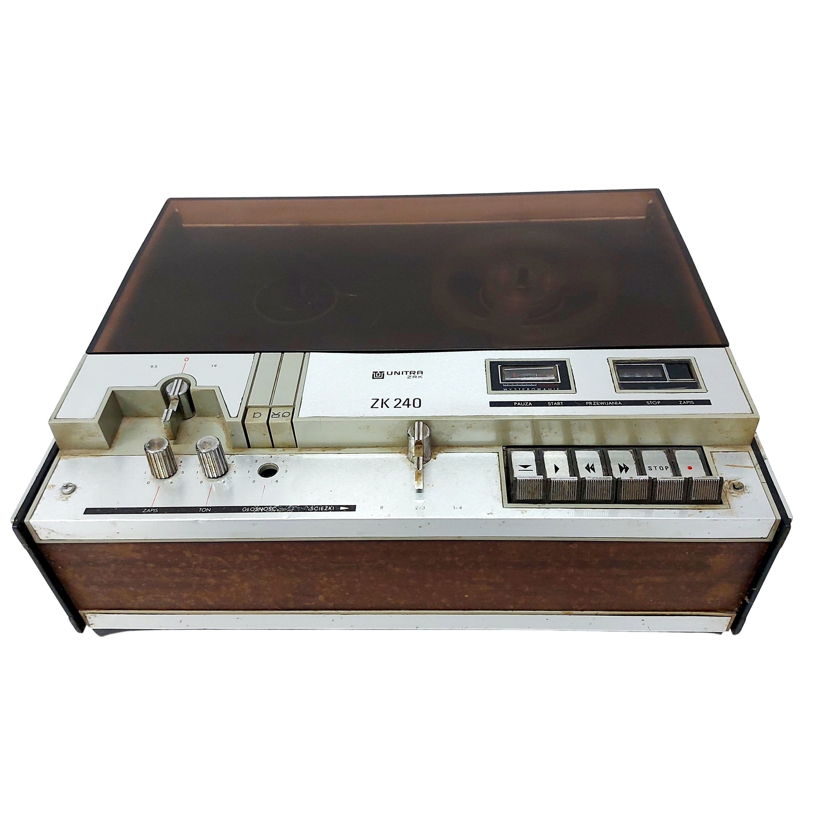 Unitra ZK 240 reel-to-reel tape recorder, 1970s. - Online Unitra ZK 240 reel-to-reel tape recorder, 1970s. - Online