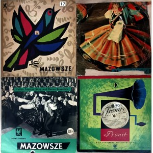 Box muzyczny Zespół Pieśni i Tańca Mazowsze, winyl 4 x 10''