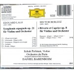 Hector Berlioz, Eduard Lalo, wyk. Itzhak Perlman, dyr. Daniel Barenboim, wyd. Deutsche Grammophon, CD