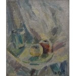 Zdzisław STANEK (1925-1996), Martwa natura z jabłkami, 1970