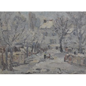 Andrzej KURZAWSKI (1928-2012), Winter in the countryside, 1962