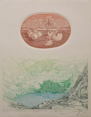 Leszek RÓZGA (1924-2015), Dwa pejzaże nostalgiczne [Two Nostalgia Landscapes], 1976