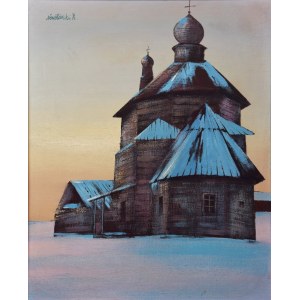 Roman NOWOTARSKI (1931-2019), pravoslavný chrám z okolí Leningradu