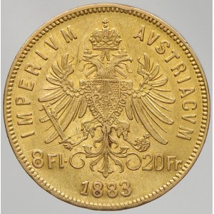 Habsburci - F. J. I., 8 zl. 1883 b.z.