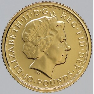 Evropa - Velká Británie, 10 pounds 2009