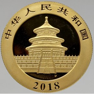 Asie - Čína, 200 yuan 2018 Panda
