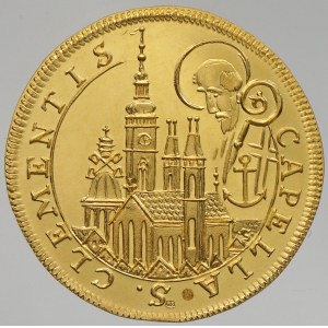 Medaile - církevní, 300 let kaple sv. Klimenta v Hradci Králové