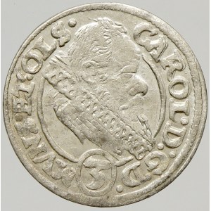 Münsterberg - Olešnice, Karel II. (1587-1617). 3 krejcar 1615 Olešnice-Hans Tauchmann