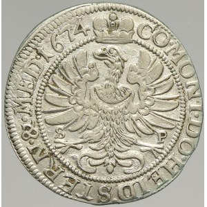 Münsterberg - Olešnice, Sylvius Friedrich (1668-97). VI krejcar 1674 SP
