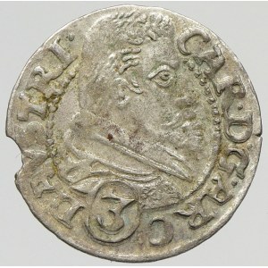 Nisa, Karel Habsburský (1608-24). 3 krejcar 1620 Nisa-neznámý mincmistr (značka šesticípá hvězda)