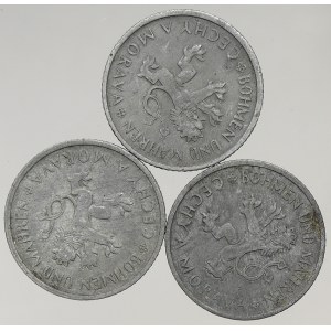 Protektorát Č+M 1939 - 1945, Oběhové mince