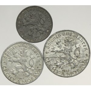 Protektorát Č+M 1939 - 1945, Oběhové mince