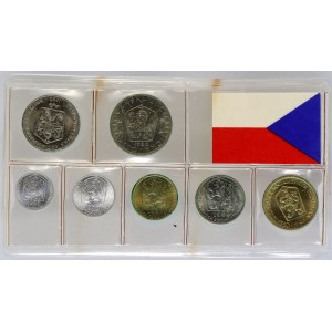 Sady mincí ČSSR - ČSFR - ČR, Sada oběžných mincí 1980