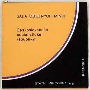 Sady mincí ČSSR - ČSFR - ČR, Sada oběžných mincí 1986