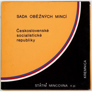 Sady mincí ČSSR - ČSFR - ČR, Sada oběžných mincí 1986