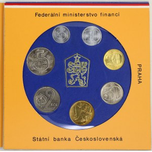 Sady mincí ČSSR - ČSFR - ČR, Sada oběžných mincí 1987