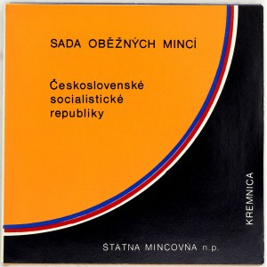 Sady mincí ČSSR - ČSFR - ČR, Sada oběžných mincí 1988
