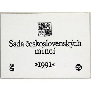 Sady mincí ČSSR - ČSFR - ČR, Sada oběžných mincí 1991