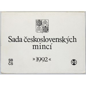 Sady mincí ČSSR - ČSFR - ČR, Sada oběžných mincí 1992