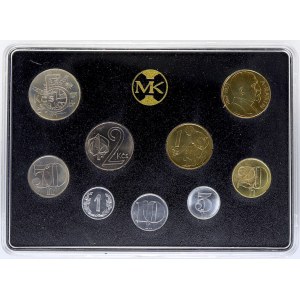 Sady mincí ČSSR - ČSFR - ČR, Sada oběžných mincí 1992