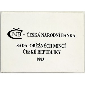 Sady mincí ČSSR - ČSFR - ČR, Sada oběžných mincí ČR 1993 - 2 mincovny