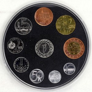 Sady mincí ČSSR - ČSFR - ČR, Sada oběžných mincí ČR 1994 - 3 mincovny