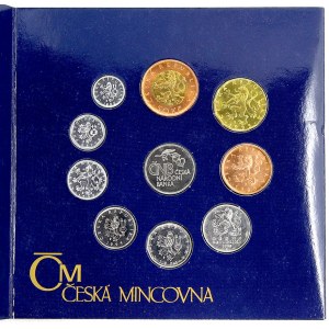 Sady mincí ČSSR - ČSFR - ČR, Sada oběžných mincí ČR 1995