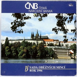Sady mincí ČSSR - ČSFR - ČR, Sada oběžných mincí ČR 1996