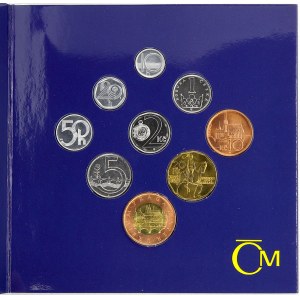 Sady mincí ČSSR - ČSFR - ČR, Sada oběžných mincí ČR 1997