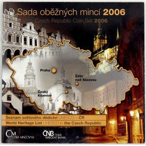 Sady mincí ČSSR - ČSFR - ČR, Sada oběžných mincí ČR 2006