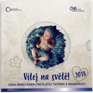 Sady mincí ČSSR - ČSFR - ČR, Sada oběžných mincí ČR 2018