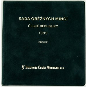 Sady mincí ČSSR - ČSFR - ČR, Sada oběžných mincí ČR 1999