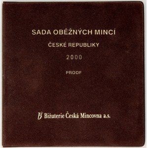 Sady mincí ČSSR - ČSFR - ČR, Sada oběžných mincí ČR 2000