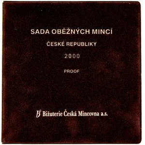 Sady mincí ČSSR - ČSFR - ČR, Sada oběžných mincí ČR 2000