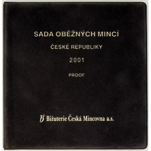 Sady mincí ČSSR - ČSFR - ČR, Sada oběžných mincí ČR 2001