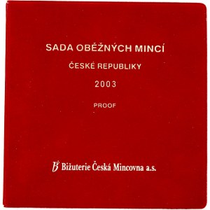 Sady mincí ČSSR - ČSFR - ČR, Sada oběžných mincí ČR 2003