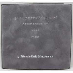 Sady mincí ČSSR - ČSFR - ČR, Sada oběžných mincí ČR 2004