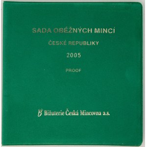 Sady mincí ČSSR - ČSFR - ČR, Sada oběžných mincí ČR 2005