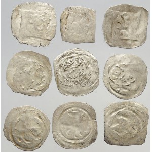 Přemysl Otakar II., Rudolf Habsburský, Albrecht I., Přemysl Otakar II., Rudolf Habsburský, Albrecht I. Štýrské feniky a půlfeniky z let 1260-1298