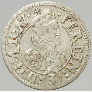Ferdinand II. (1564 - 1595), 3 krejcar b.l. Hall