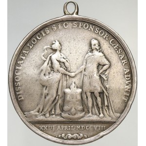 Karel VI., Svatební medaile 1708